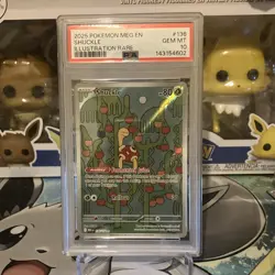 PSA 10 2025 Pokemon TCG Shuckle 136/132 ME01 Mega Evolution IR Holo English - Image 1