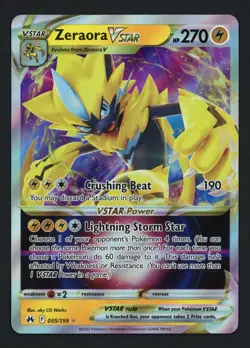 Zeraora VSTAR 055/159 Crown Zenith Ultra Rare Pokemon TCG - Image 1