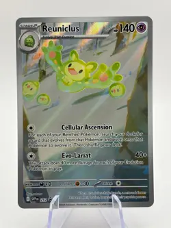 Pokemon TCG SVP Promo - Reuniclus SVP 21/ Black Star Illustration NM - Image 1