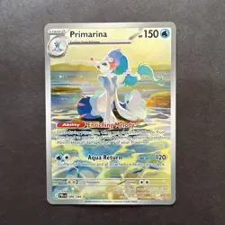 Primarina 088/084 IR Pokemon Pitch Black Full Art Illustration Rare Pokemon TCG - Image 1