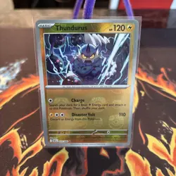 Thundurus 033/086 Masterball Black Bolt English Pokemon TCG M/NM - Image 1
