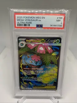 2025 Mega Venusaur Ex Ultra Rare PSA 9 155/132! - Image 1