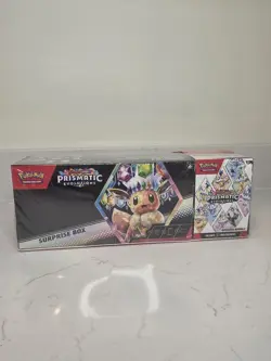 Pokemon TCG Prismatic Evolutions Surprise Box AND Booster Bundle NEW SEALED - Image 1