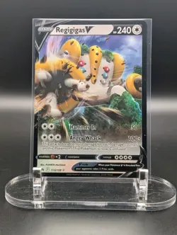 Regigigas V #113/159 (Crown Zenith) CRZ Pokemon (Ultra Rare) DMG *2023* - Image 1