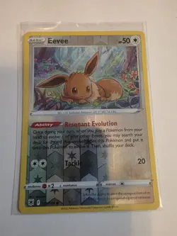Eevee 119/189 Common Astral Radiance Pokemon Reverse Holo NM - Image 1