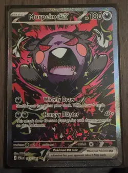Pokemon Morpeko EX 117/084 SIR ME05 Pitch Black English NM/MT Pack Fresh - Image 1
