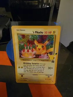 Pokemon Celebrations Holo Birthday Pikachu #24 NM - Image 1