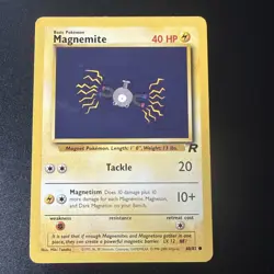 1999 Pokemon TCG Magnemite Team Rocket #60/82 - Image 1