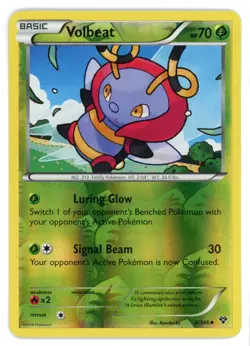 Volbeat Reverse Holo 8/146 XY Base Set Pokemon Card - Image 1