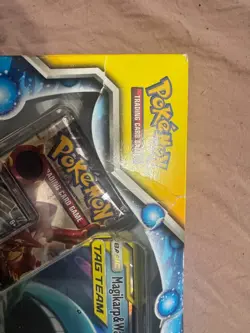 Pokemon TCG Towering Splash GX Box Factory Sealed Damaged Box Team Up 2019 - Image 2