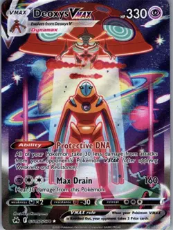 Deoxys VMAX 2023 Pokemon Sword & Shield Crown Zenith Galarian Gallery #GG45/GG70 - Image 1