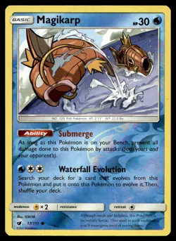 Magikarp SM - Crimson Invasion Reverse Holo 17/111 Pokemon TCG - Image 1