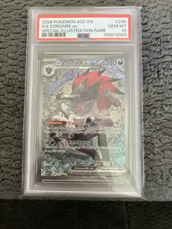 2026 POKEMON ASC EN-ASCENDED HEROES #286 N'S ZOROARK EX PSA 10 - Image 1