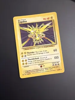 Wizards of the Coast Zapdos 16/102 Base Set Holo Rare 1999 90 HP Basic ENG - Image 1