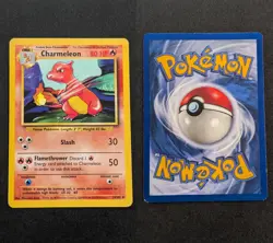 Charmeleon 24/102 Uncommon Base Set Unlimited Pokemon Moderately Played - Image 1