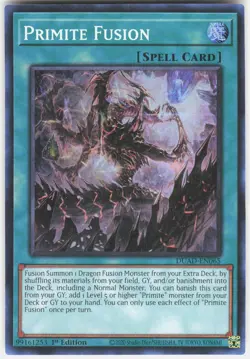 Primite Fusion DUAD-EN065 Super Rare Duelist's Advance Yu-Gi-Oh 1st Edition NM - Image 1