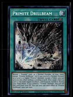 Yu-Gi-Oh 2025 Mega-Pack #MP25-EN115 Primite Drillbeam - Image 1