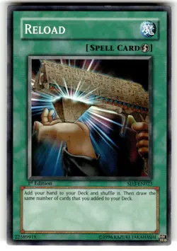 Reload SD3-EN023 Structure Deck: Blaze of Destruction Yu-Gi-Oh NM - Image 1