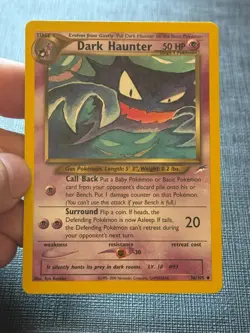 Pokemon Dark Haunter Neo Destiny Card 36/105 Uncommon Non Holo - Image 3