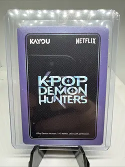 KAYOU Kpop Demon Hunters CCG HUNTRIX ZOEY UR Card KPDH01-UR-003 - Image 2