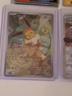 Pokemon Eevee Promo-GX-Sealed Promo-Mega Charizard Promo-Full Art Holo Card Lot - Image 4