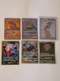 Pokemon Illustration Rare-GX- Darkrai-Banette Full Art Holo Card Lot - Image 1