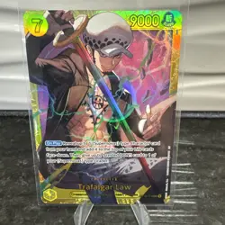 One Piece CCG Trafalgar Law Royal Blood Foil Card OP10-119 SEC - Image 1