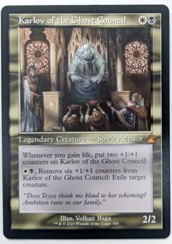 Ravnica Remastered KARLOV OF THE GHOST COUNCIL *Retro Frame* NM Magic MTG - Image 1