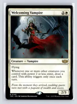 Welcoming Vampire 140 Regular Tarkir: Dragonstorm Magic: The Gathering NM - Image 1