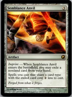 Semblance Anvil 201 Rare Scars of Mirrodin Magic: The Gathering Lightly Played - Image 1