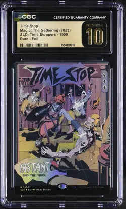 TIME STOP Secret Lair Foil Rare CGC Pristine 10 MTG [Nostalgium] - Image 1