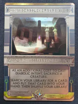 Diabolic Intent - Foil - Amonkhet Invocations *NM* Near Mint MTG - Image 1