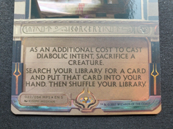 Diabolic Intent - Foil - Amonkhet Invocations *NM* Near Mint MTG - Image 3