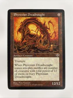 Phyrexian Dreadnought Mirage Near Mint NM MTG Magic The Gathering A - Image 1