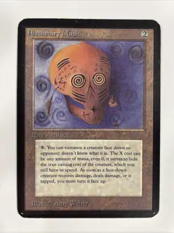 Illusionary Mask Alpha LP Light Play MTG Magic The Gathering - Image 1