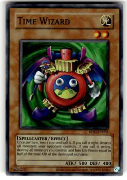 Yugioh Time Wizard RP01-EN035 Super Rare Retro Pack 1 2024 Reprint NM - Image 1