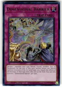 Yugioh! Dimensional Barrier - RA01-EN072 - Ultra Rare - 1st Edition NM - Image 1