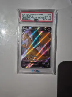 Pokemon 2020 Charizard v HOLO SWSH#050 GEM MT PSA 10 CHMPN.PATH ELITE TRNR. BOX - Image 5