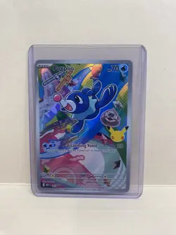 Popplio 045 Pokemon First Partner Pack 30th Anniversary Stamp Promo NM - Image 1