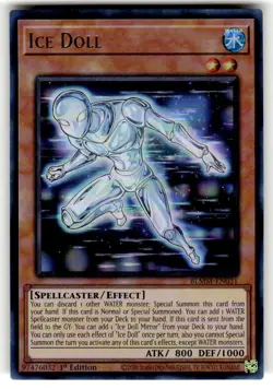 Yugioh Ice Doll #BLMM-EN031 Battles of Legend: Monster Mayhem Ultra Rare NM - Image 1