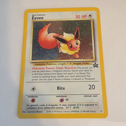 WOTC Pokemon TCG Eevee 11/53 Wotc Promo Holo Promo English Basic 30 HP - Image 1