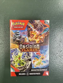 Pokemon TCG Scarlet & Violet Obsidian Flames Booster Bundle 6-Pack, Sealed Box - Image 1