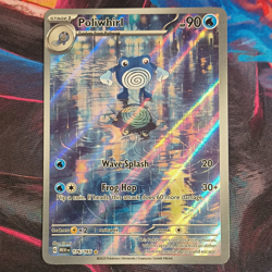 Pokemon TCG Poliwhirl 176/165 Scarlet & Violet 151 Illustration Rare Holo EN - Image 1