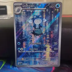 Pokemon TCG Poliwhirl 176/165 Scarlet & Violet 151 Illustration Rare Holo EN - Image 2