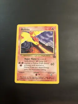 Pokemon TCG Moltres Wizards Black Star Promos 21 Regular Promo LP - Image 1