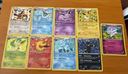 Pokemon TCG Eeveelution Black & White Promo Full Set BW87 - BW94 + Holo Sylveon - Image 1