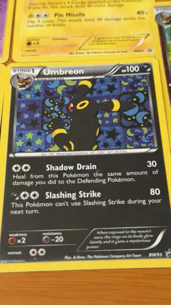Pokemon TCG Eeveelution Black & White Promo Full Set BW87 - BW94 + Holo Sylveon - Image 3