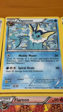 Pokemon TCG Eeveelution Black & White Promo Full Set BW87 - BW94 + Holo Sylveon - Image 5