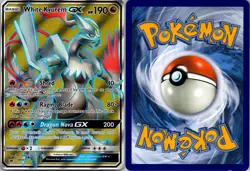 WHITE KYUREM GX - SM141 HOLO P SUN & MOON PROMO POKEMON NM - Image 3