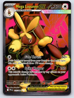Mega Lopunny ex 115/094 Pokemon Phantasmal Flames Holo NM - Image 1